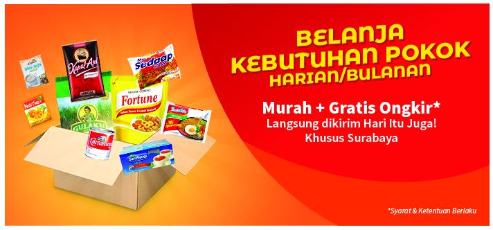 belanja kebutuhan pokok surabaya