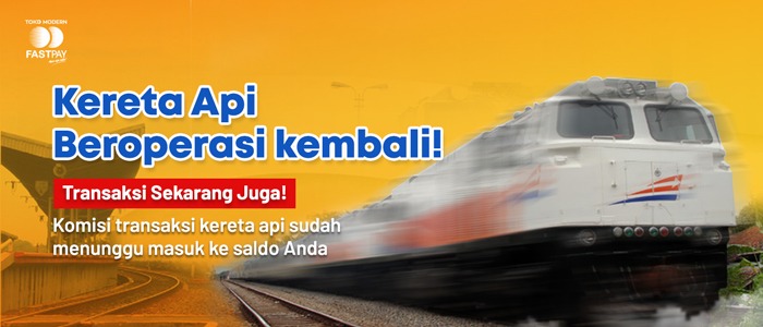 Penjualan Tiket Kereta Api Buka Kembali Toko Modern Fastpay