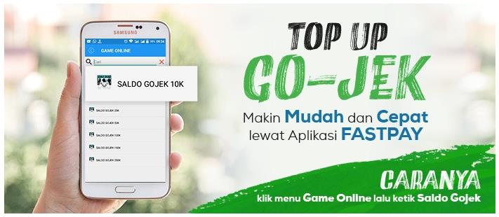 topup gojek mitra fastpay