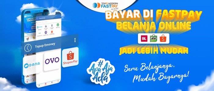 bayar online marketplace bukalapak tokopedia shopee di toko modern fastpay